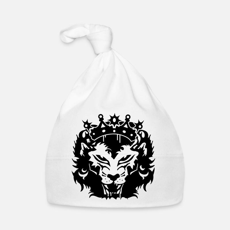 Der Löwe mit Krone Baby Bio-Mütze