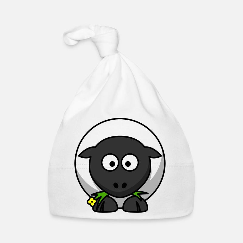 Moonlit Night Sheep Cartoon Organic Baby Cap