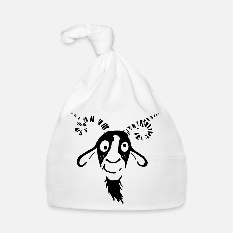 Witzige Ziege Baby Bio-Mütze