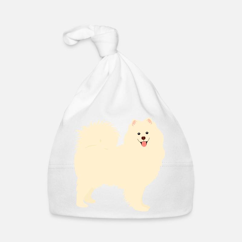 Samoyed Dog Organic Baby Cap