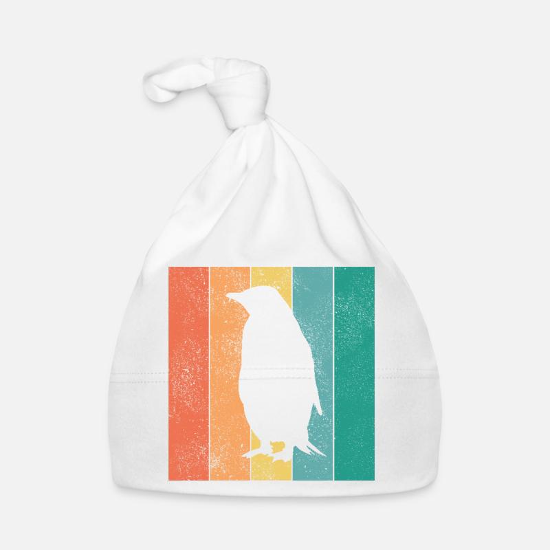 Penguin Penguins Animal Ice South Pole Retro Gift Organic Baby Cap