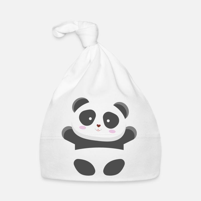Panda applaudit la conception de l'ours panda Bonnet bio Bébé