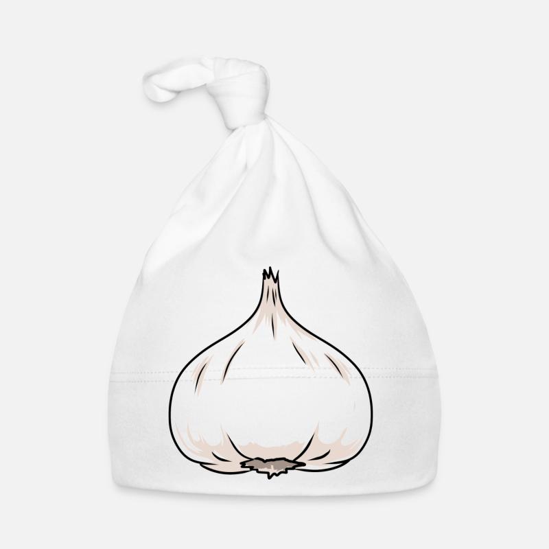 Garlic Garlic Halloween Kitchen Cooking Organic Baby Cap