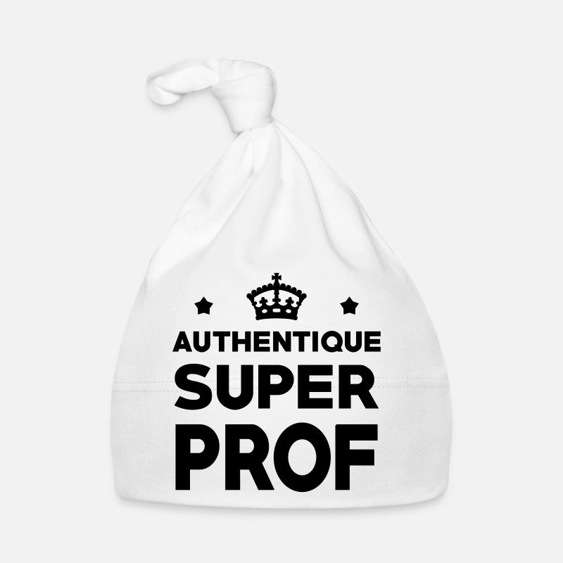 Authentique Super Prof Bonnet bio Bébé