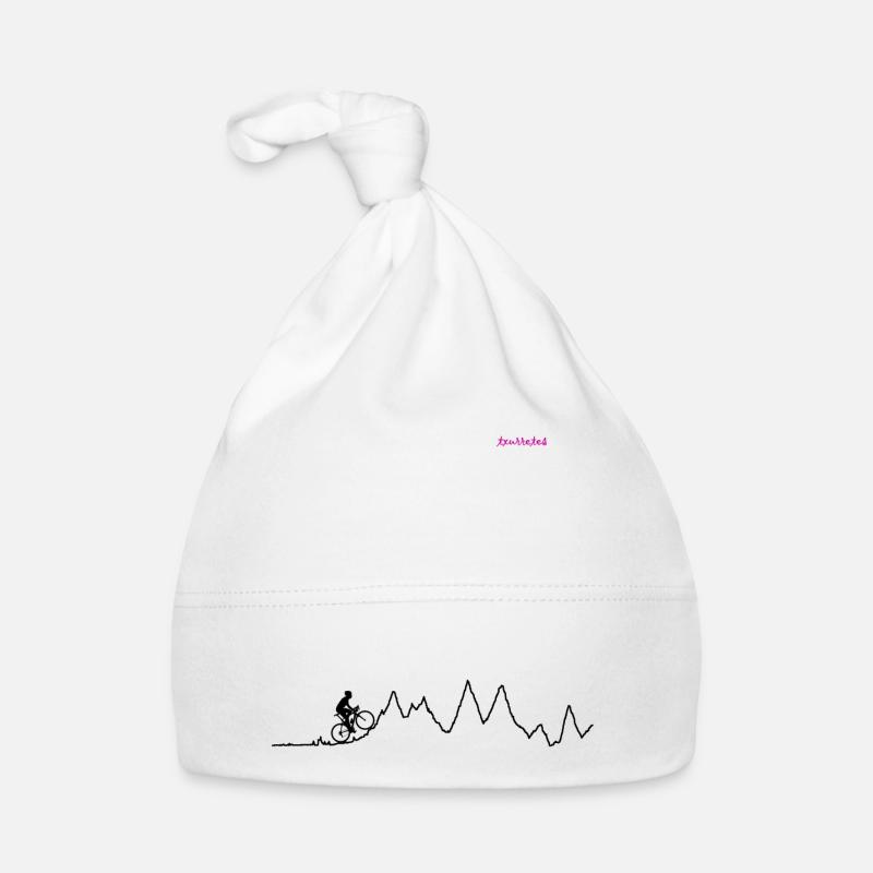cyclisme - Bonnet bio Bébé - blanc