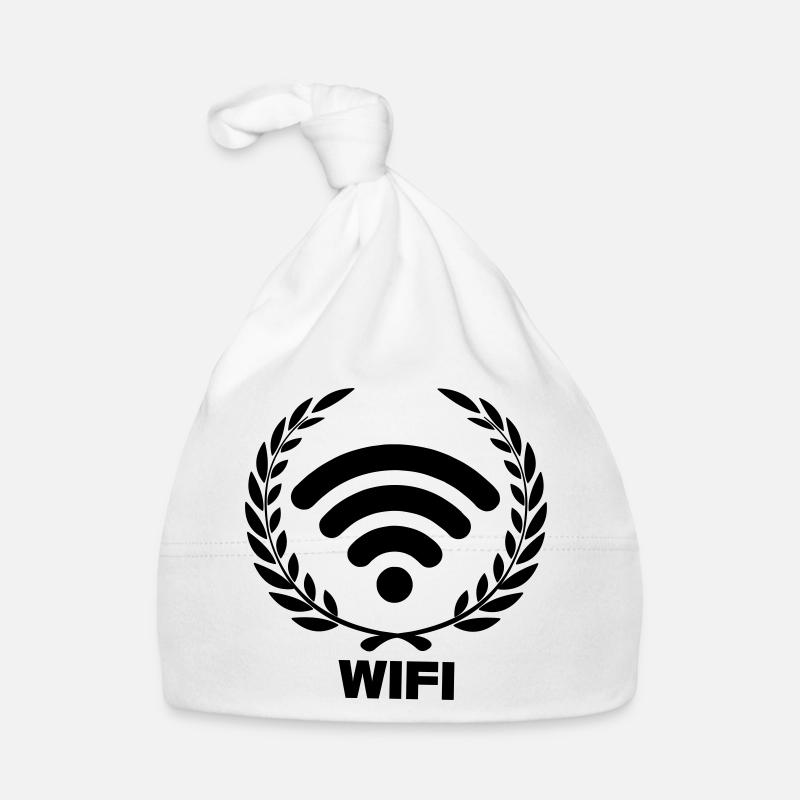 Wifi im Lorbeerkranz Baby Bio-Mütze