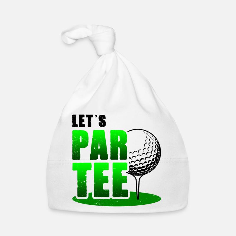 Let's Par Tee Golf Player Golfing Golf Course Golf Baby Bio-Mütze