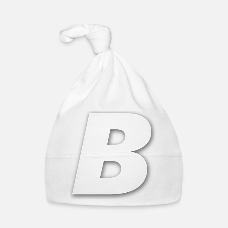 B - Baby Bio-Mütze - Weiß