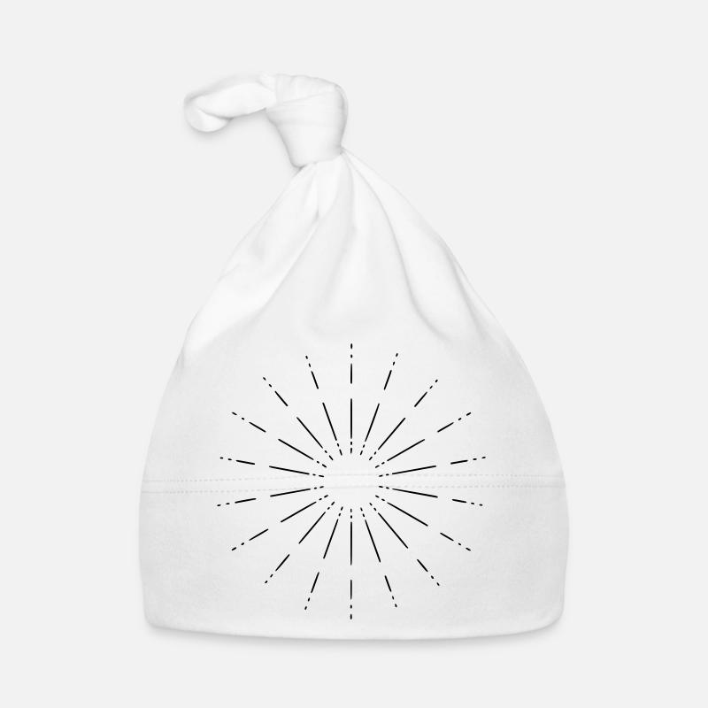 Mandala Stern Baby Bio-Mütze