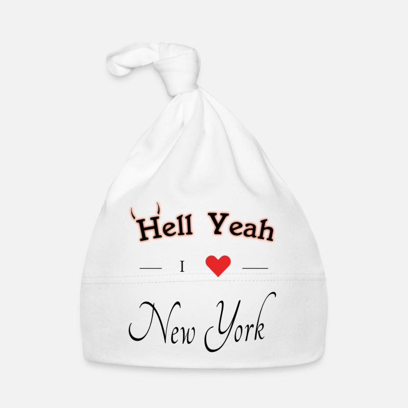 hell yeah i love New York Baby Bio-Mütze
