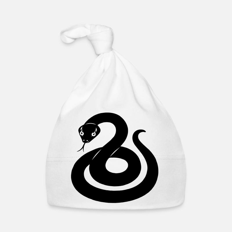 Schlangenschattenfigur aus dem chinesischen Tierkreis Baby Bio-Mütze