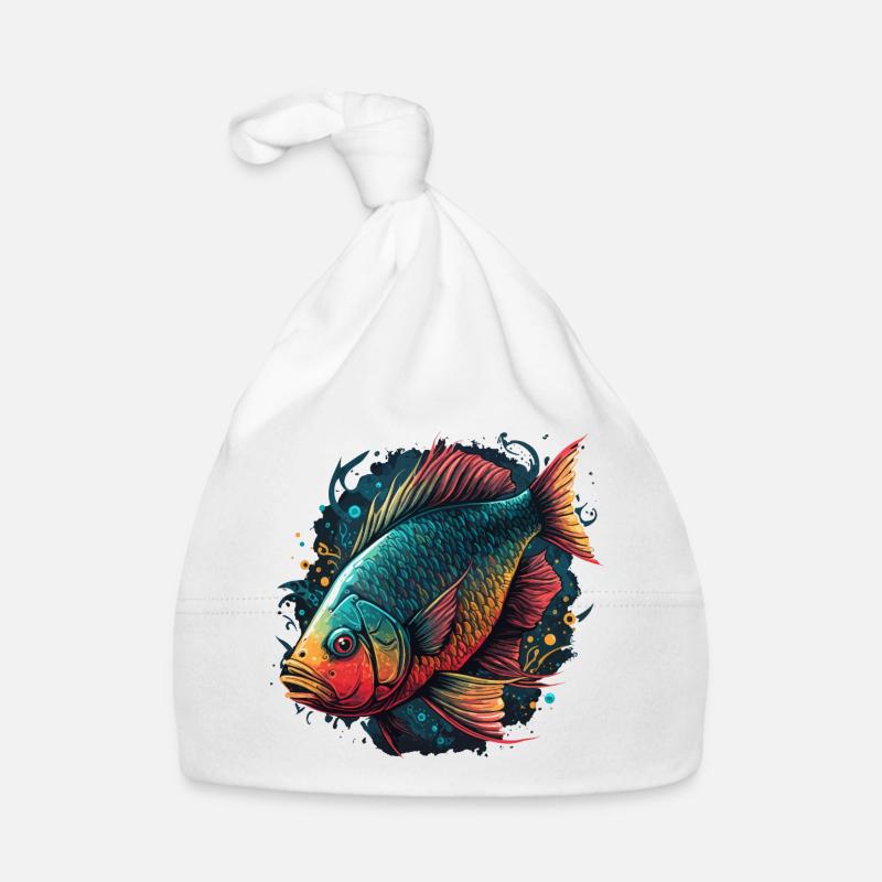 Poisson rouge Bonnet bio Bébé
