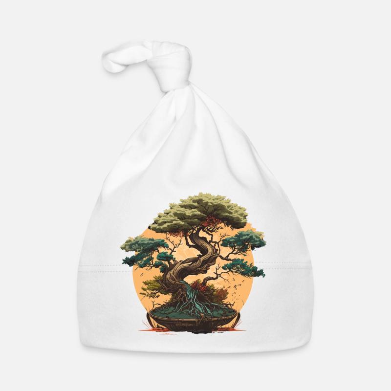 Stunning Dwarf Tree Organic Baby Cap