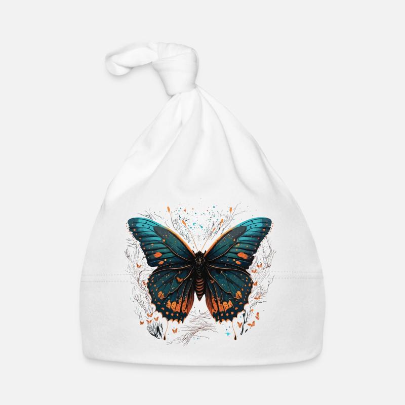 Couleurs papillon Bonnet bio Bébé