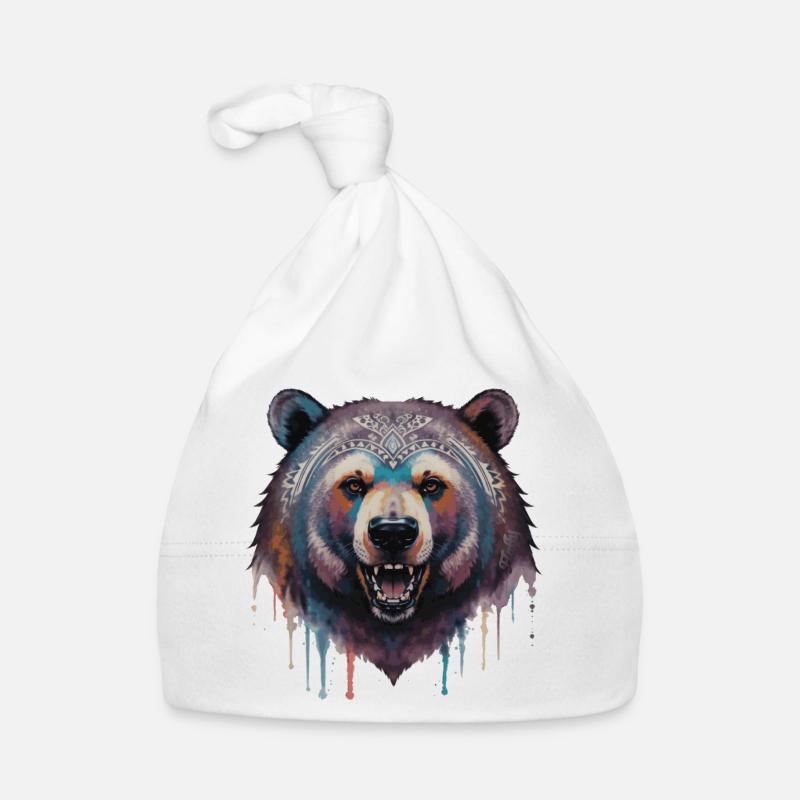 Ours tribal Bonnet bio Bébé