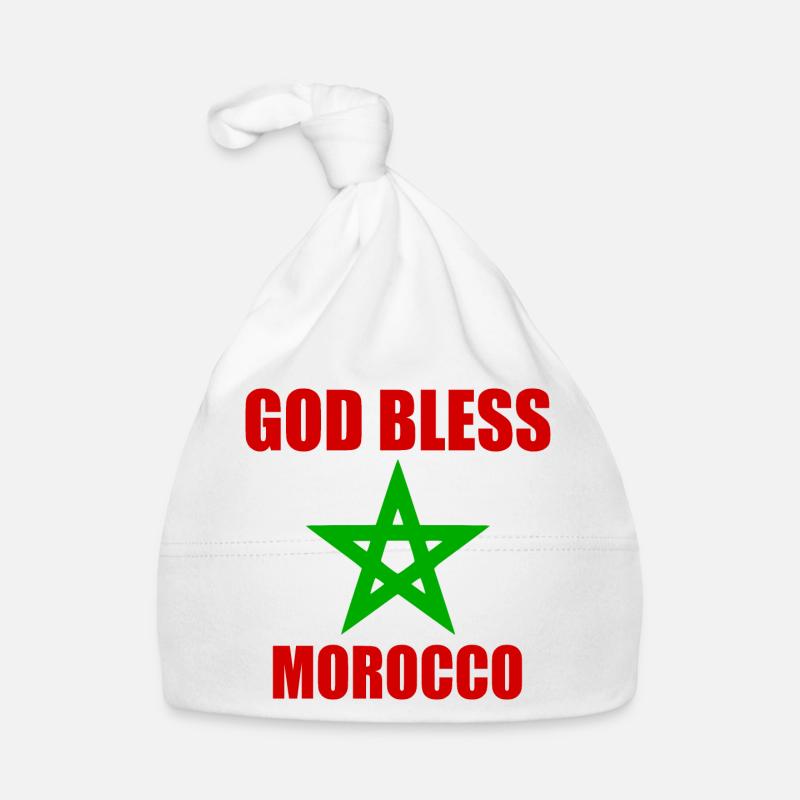 God bless morocco Organic Baby Cap