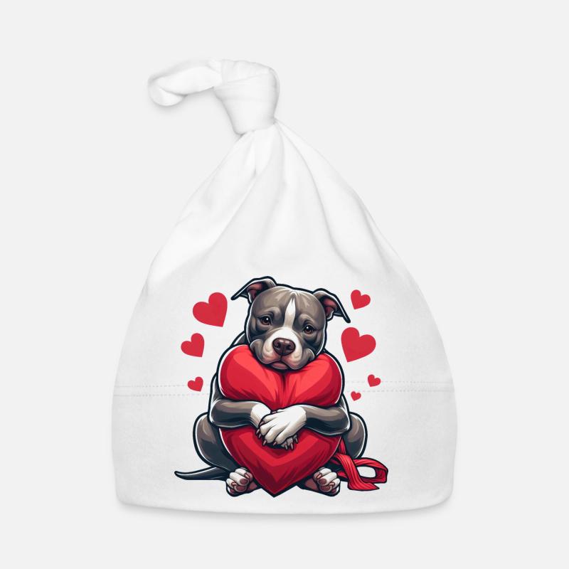 Pitbull Amour Bonnet bio Bébé