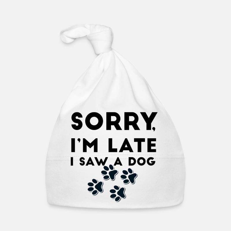 Pawprint Quartet Outline Organic Baby Cap