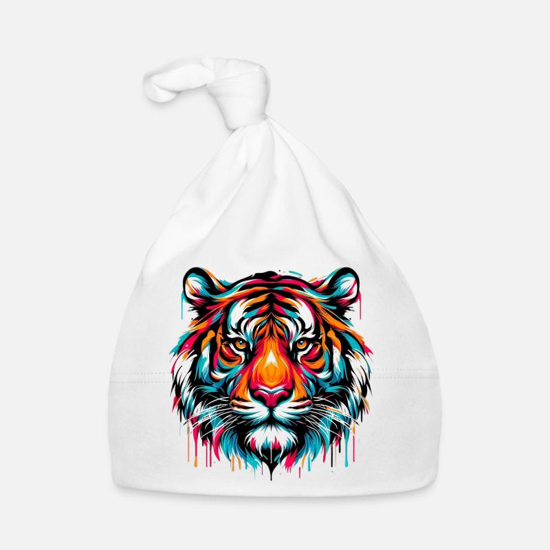 Tiger Organic Baby Cap