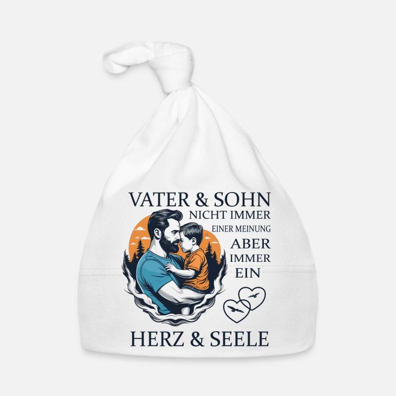 Father and son Organic Baby Cap