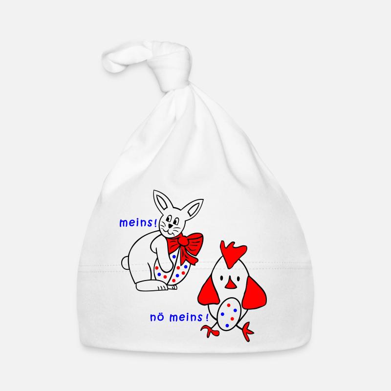 Bunny and chicken with easter egg Organic Baby Cap