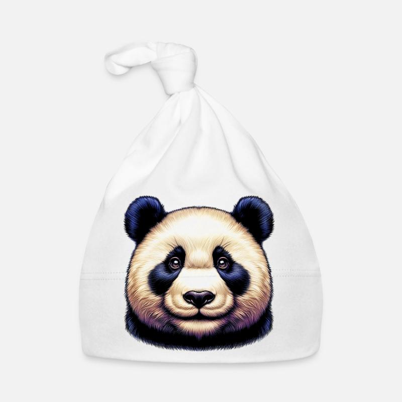 Panda Baby Bio-Mütze