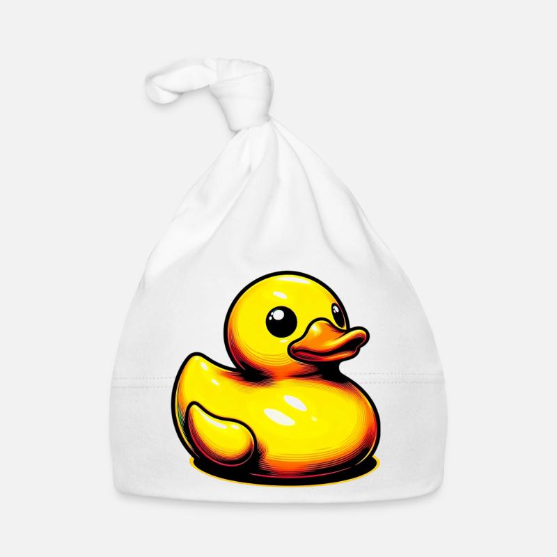 Duckling Duck Duck Organic Baby Cap