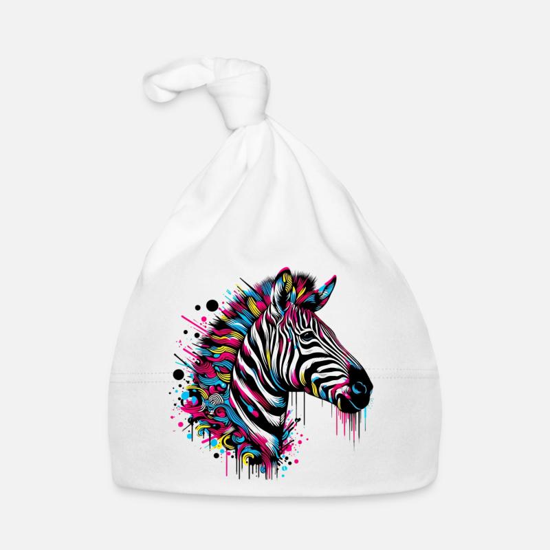Zebra Organic Baby Cap
