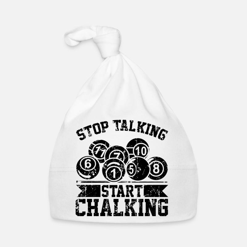 Witziger Billard Spruch Baby Bio-Mütze