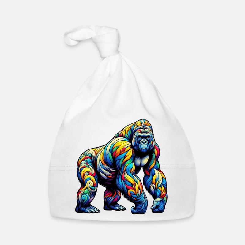 Gorilla Baby Bio-Mütze