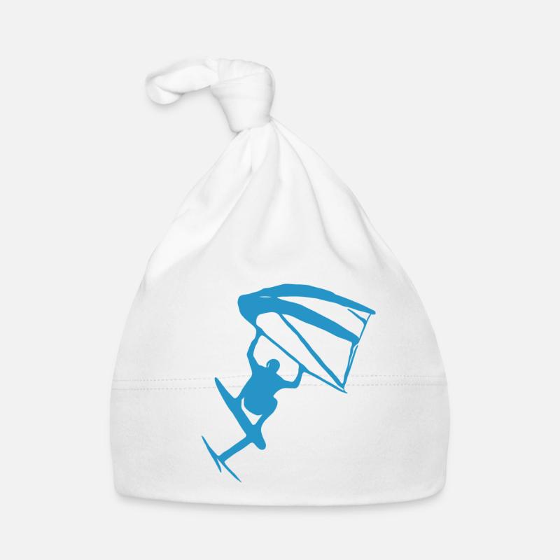 Wingfoiling Sticker Baby Bio-Mütze