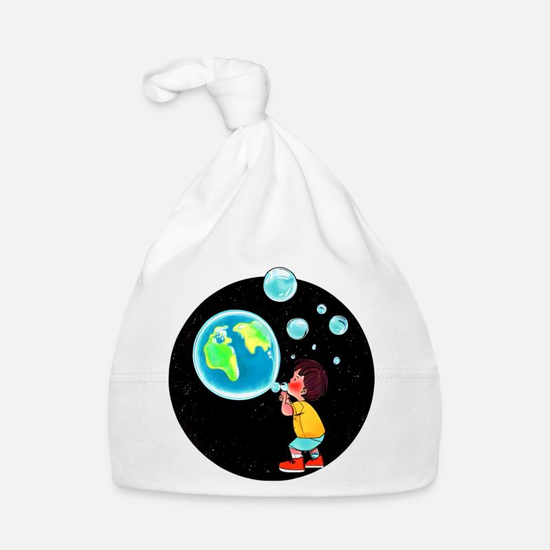 Planet Erde Baby Bio-Mütze