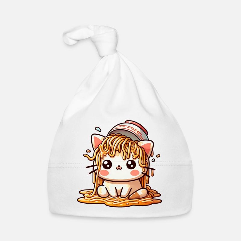 Ramen Cat-tastrophe ! Le chat Ramen Bonnet bio Bébé