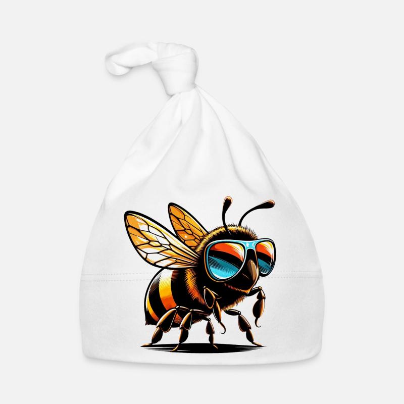 Bee Organic Baby Cap