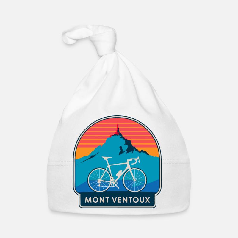Conception d’un t-shirt de vélo Mont Ventoux Bonnet bio Bébé
