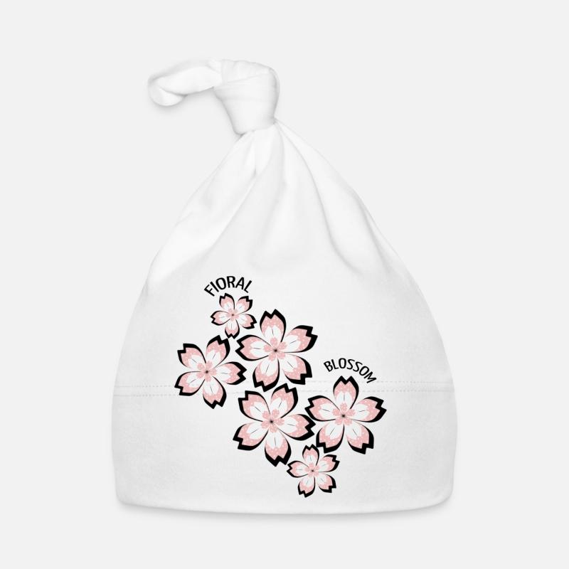 Blumige Blüte Baby Bio-Mütze