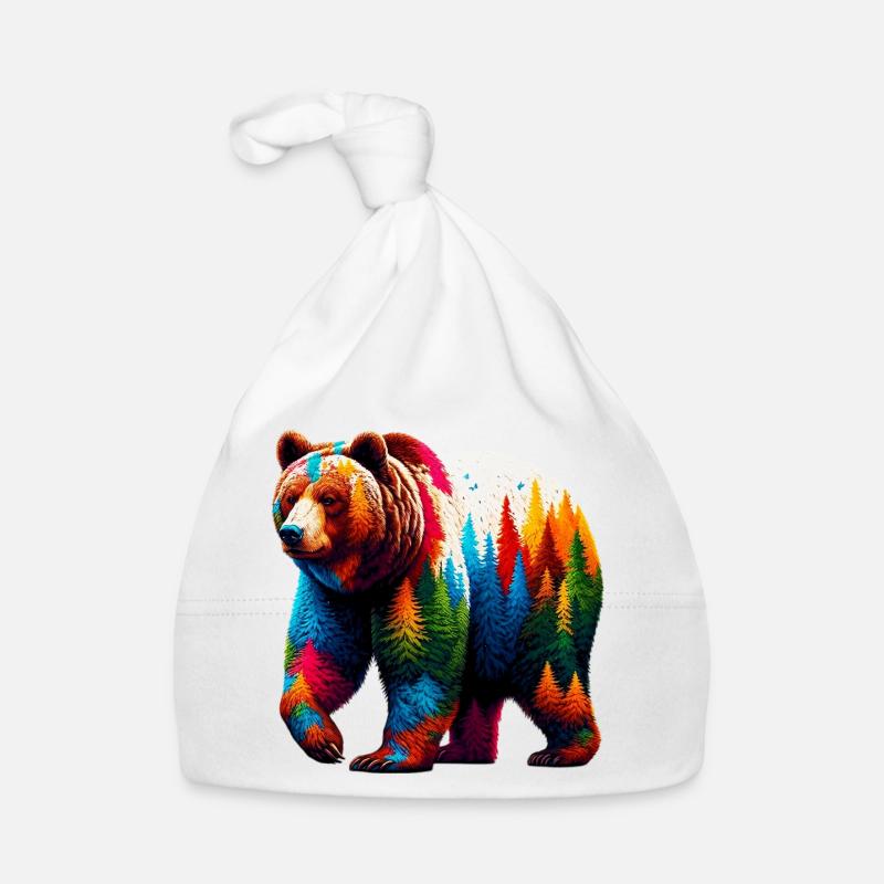 Bear Organic Baby Cap