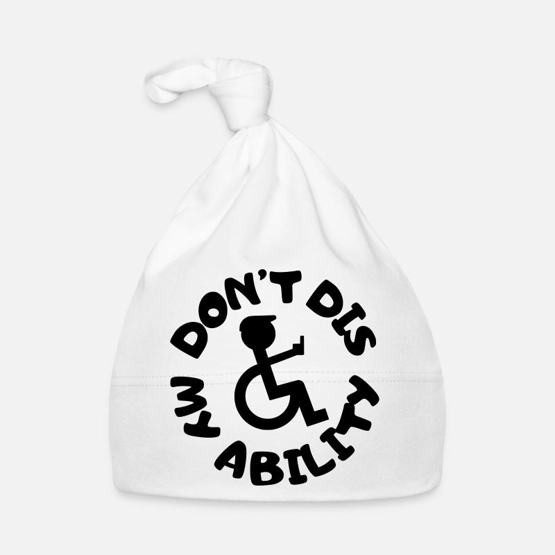 Don't deny my disability # Organic Baby Cap