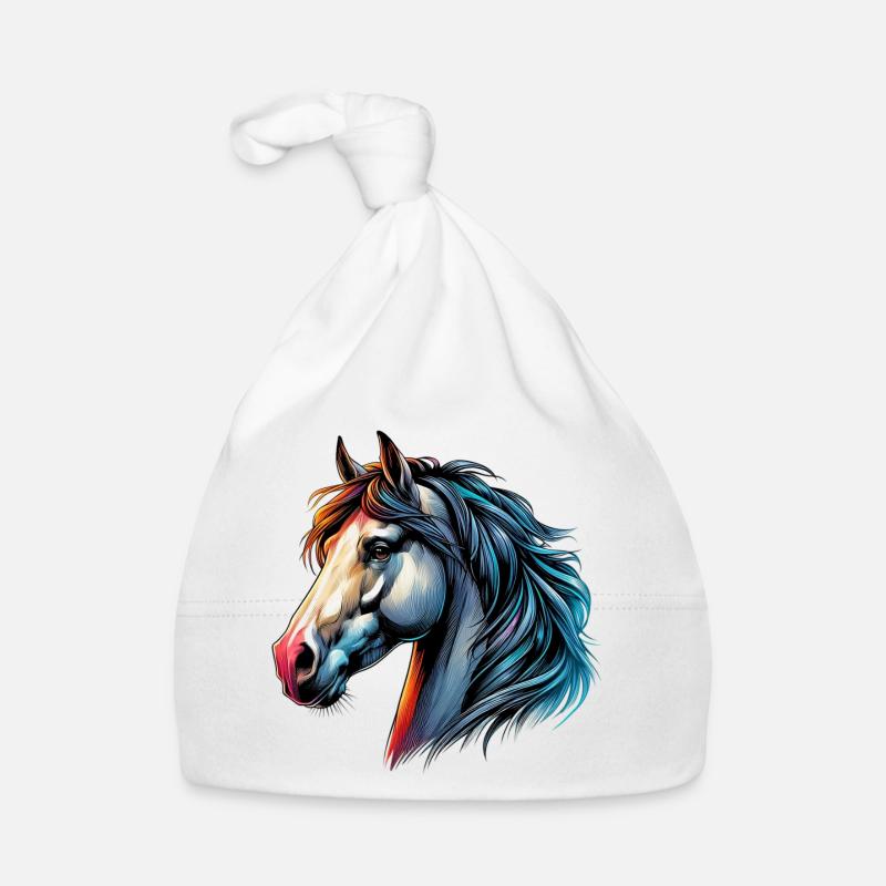 Horse Organic Baby Cap