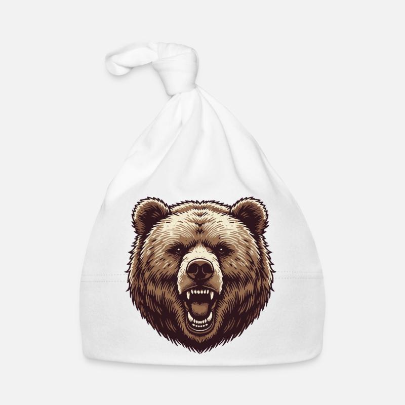 Grizzly Baby Bio-Mütze