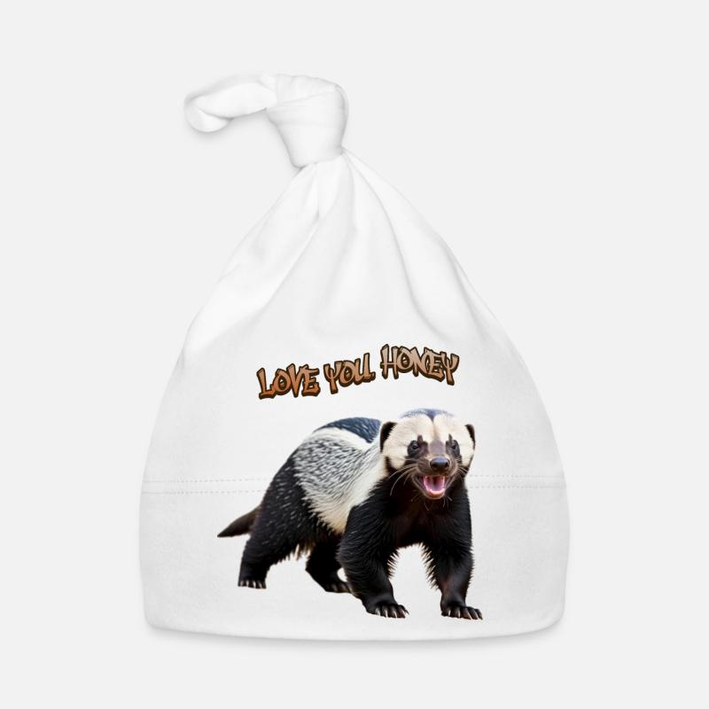 Honey Badger - Honigdachs Baby Bio-Mütze