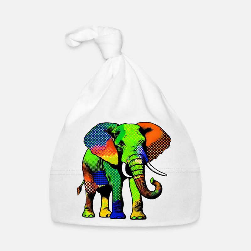 Éléphant Bonnet bio Bébé