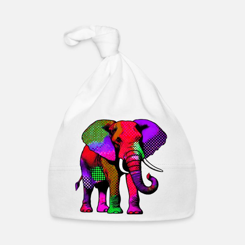 Éléphant Bonnet bio Bébé