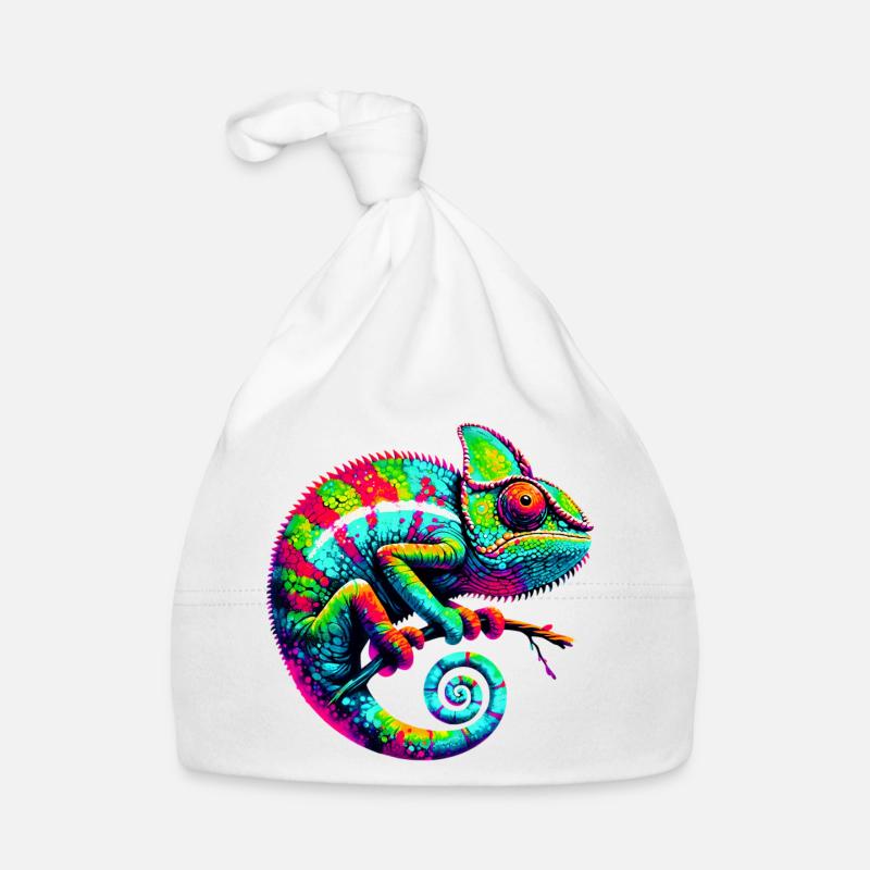 Caméléon Bonnet bio Bébé