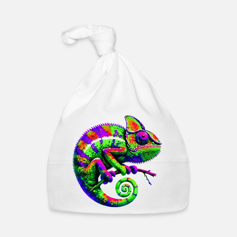 Caméléon Bonnet bio Bébé