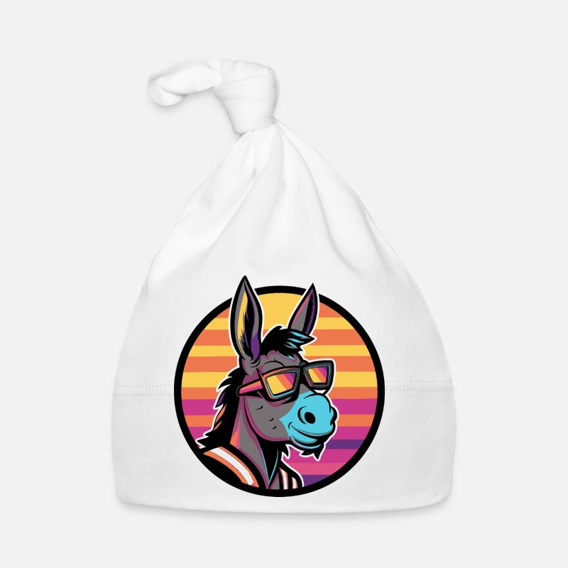 Donkey Cool Comic Organic Baby Cap