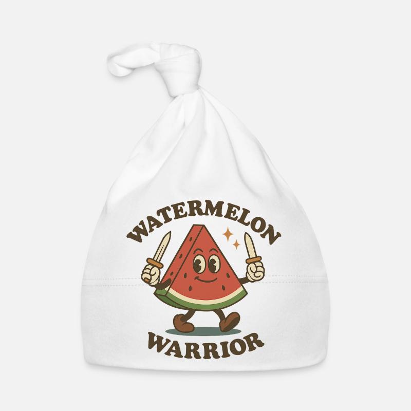 Guerrier pastèque Bonnet bio Bébé