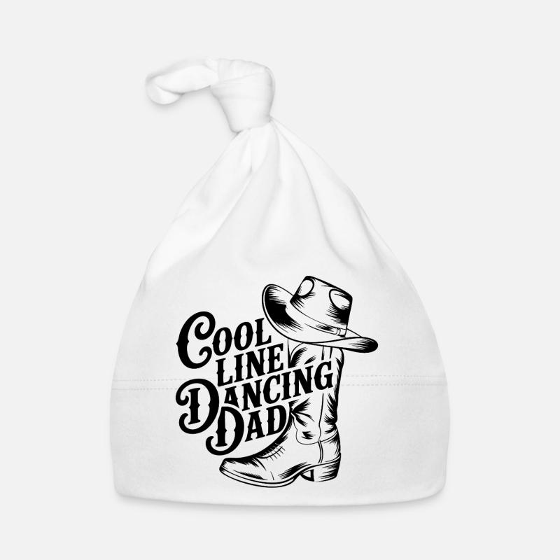 Line Dance Dad Dances Line Dance Organic Baby Cap