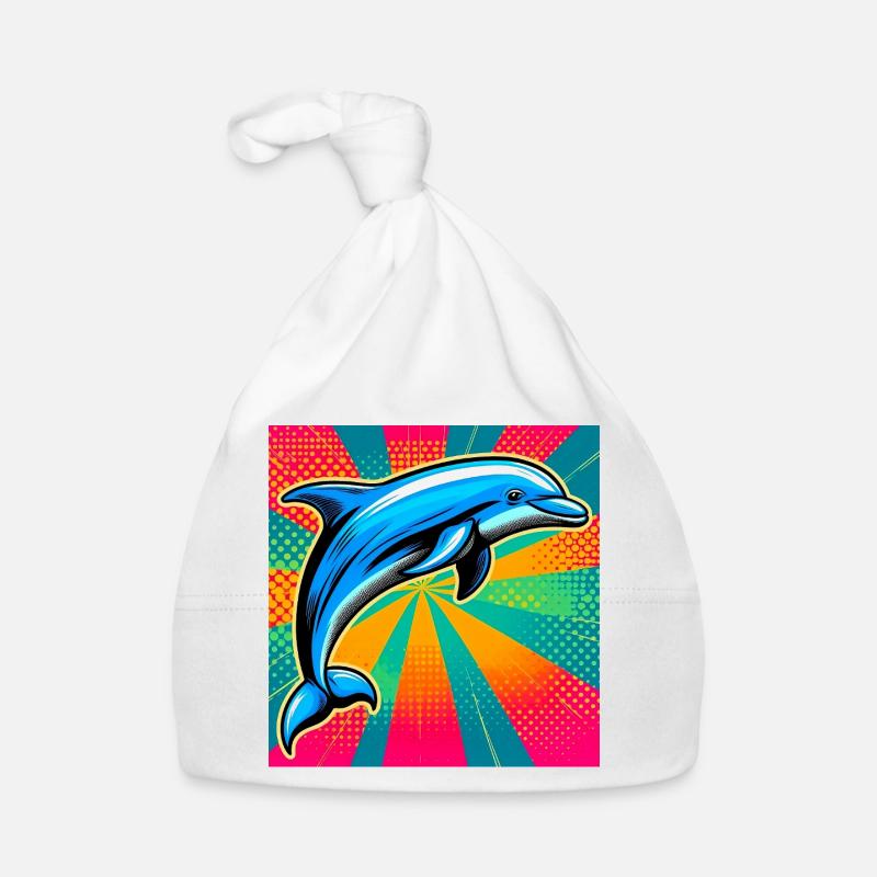 dolphin Organic Baby Cap