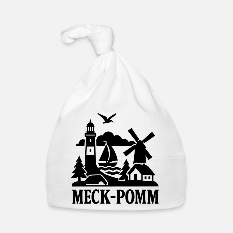 Meckpomm Silhouette Organic Baby Cap